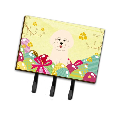 Carolines Treasures Easter Eggs Bichon Frise Leash or Key Holder BB6075TH68